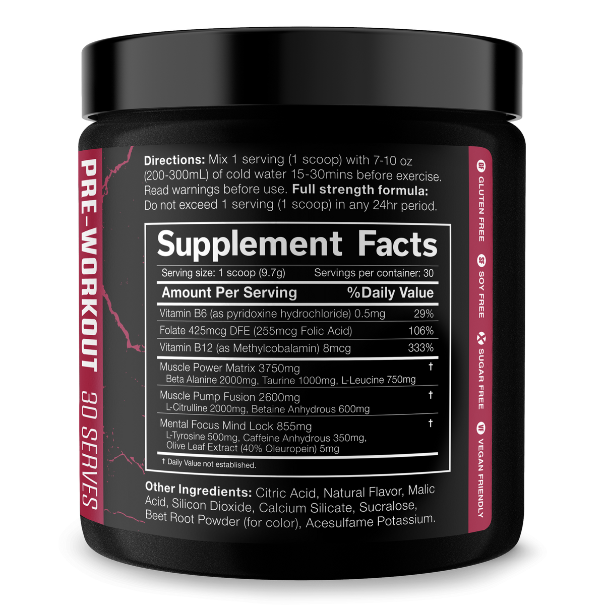 The Shadow! Pre-Workout