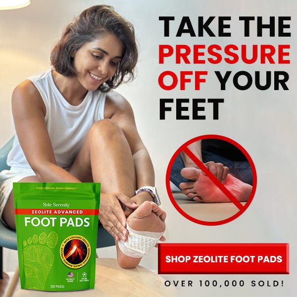 Detox Foot Pads - Zeolite, Ginger, Wormwood