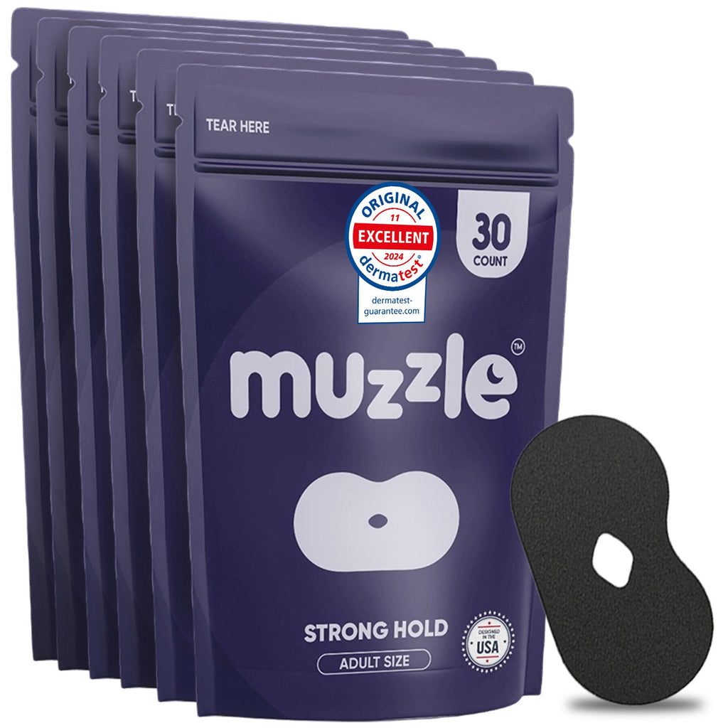 Muzzle® Mouth Tape for Adults (Medium Hold)