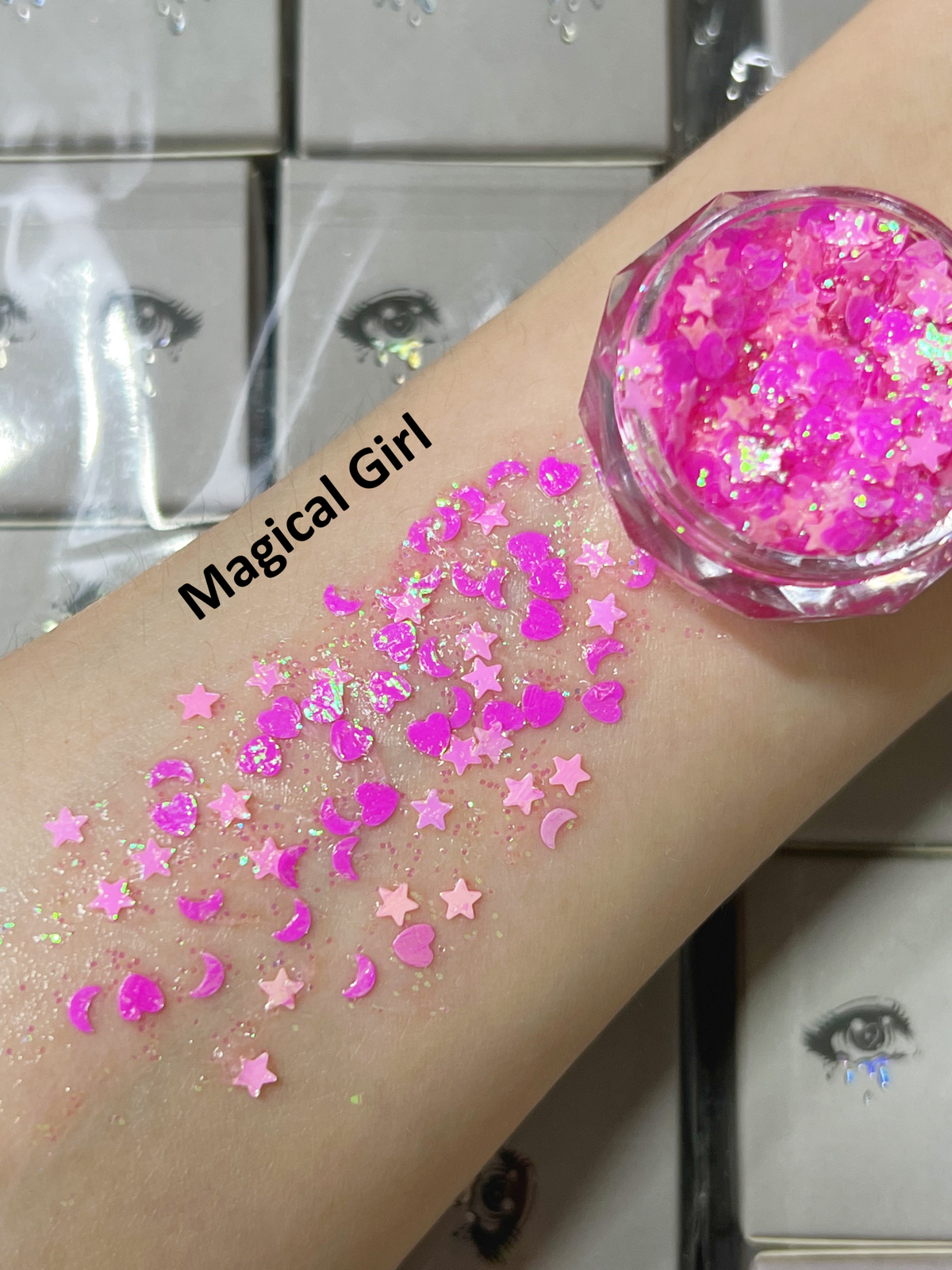 Gel Glitter Tears