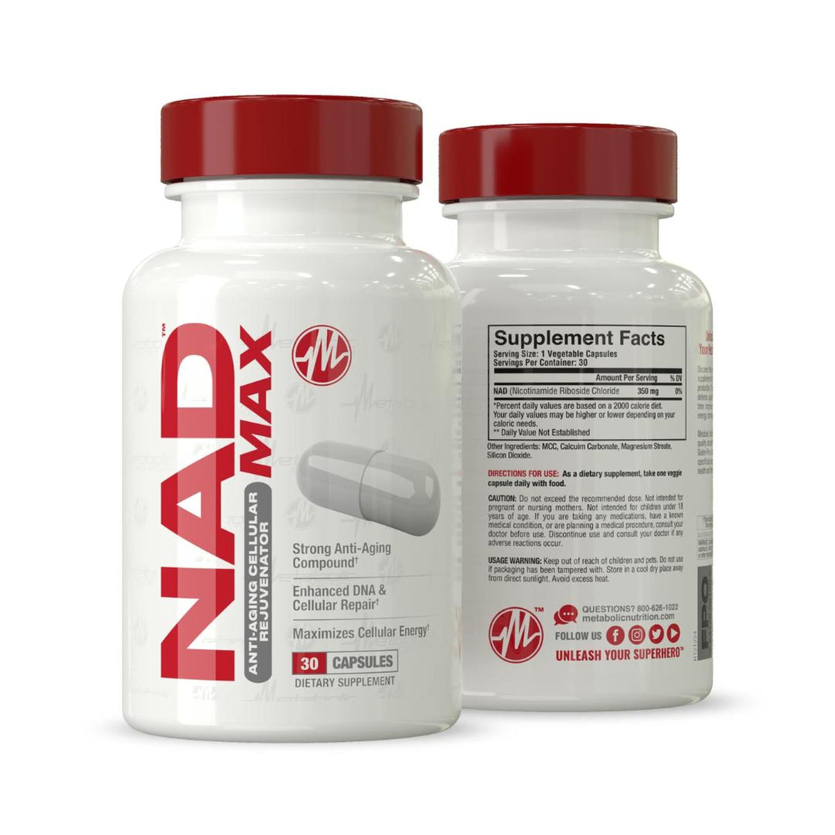 Metabolic Nutrition NAD MAX - 30 Capsules