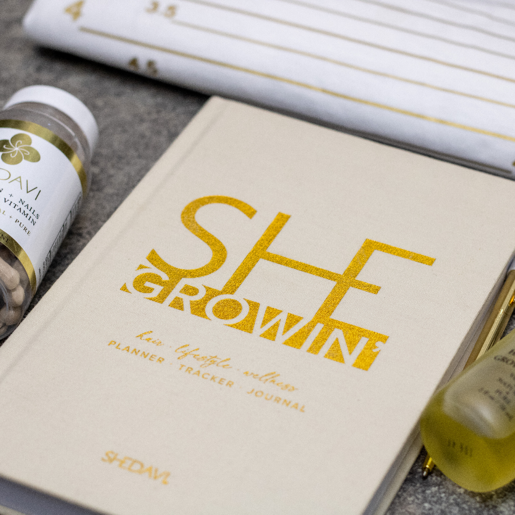 SheGrowin'™️ Planner. Tracker. Journal: Hair & Self Growth Undated Planner