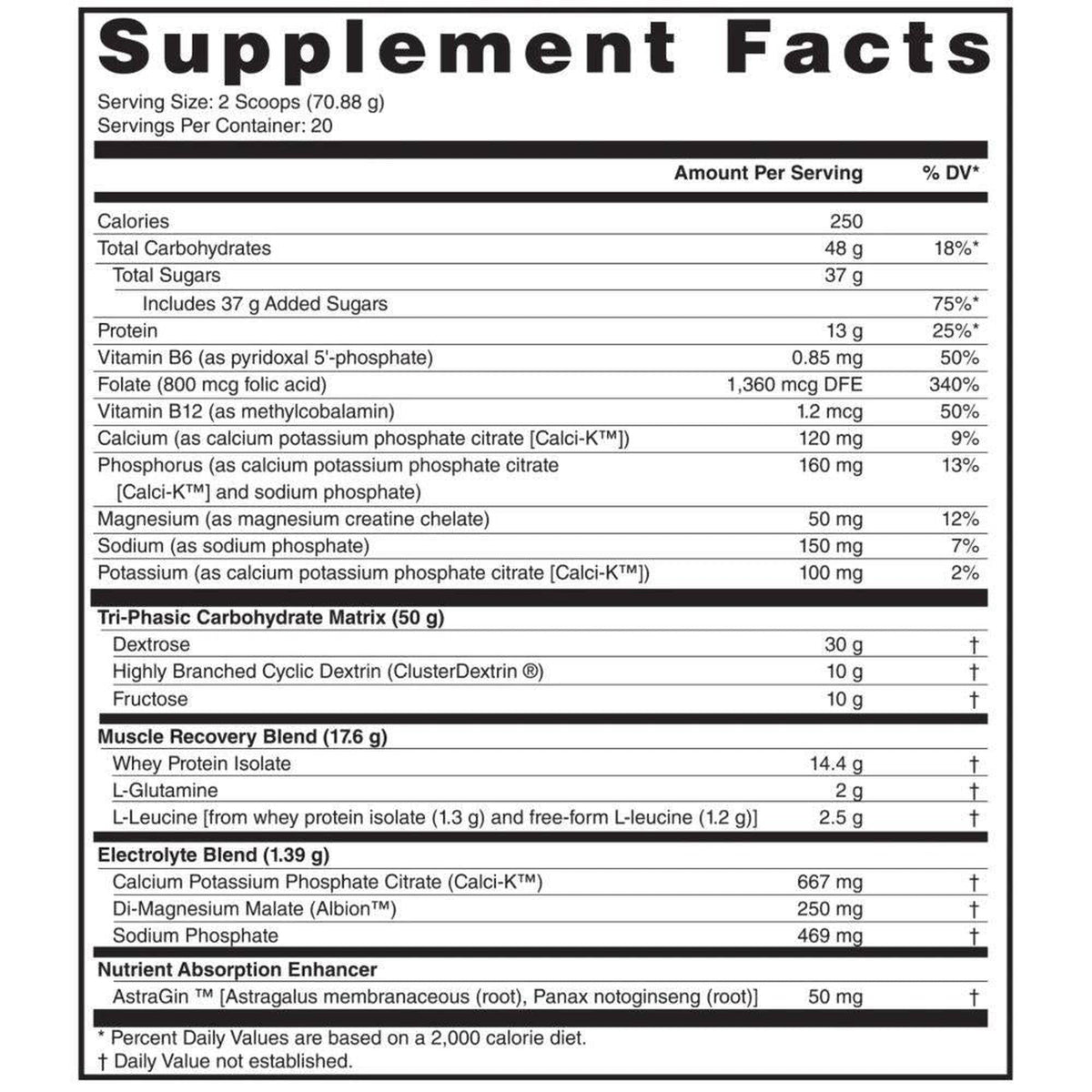 Raw Nutrition Thuper Thavage Pre-Workout