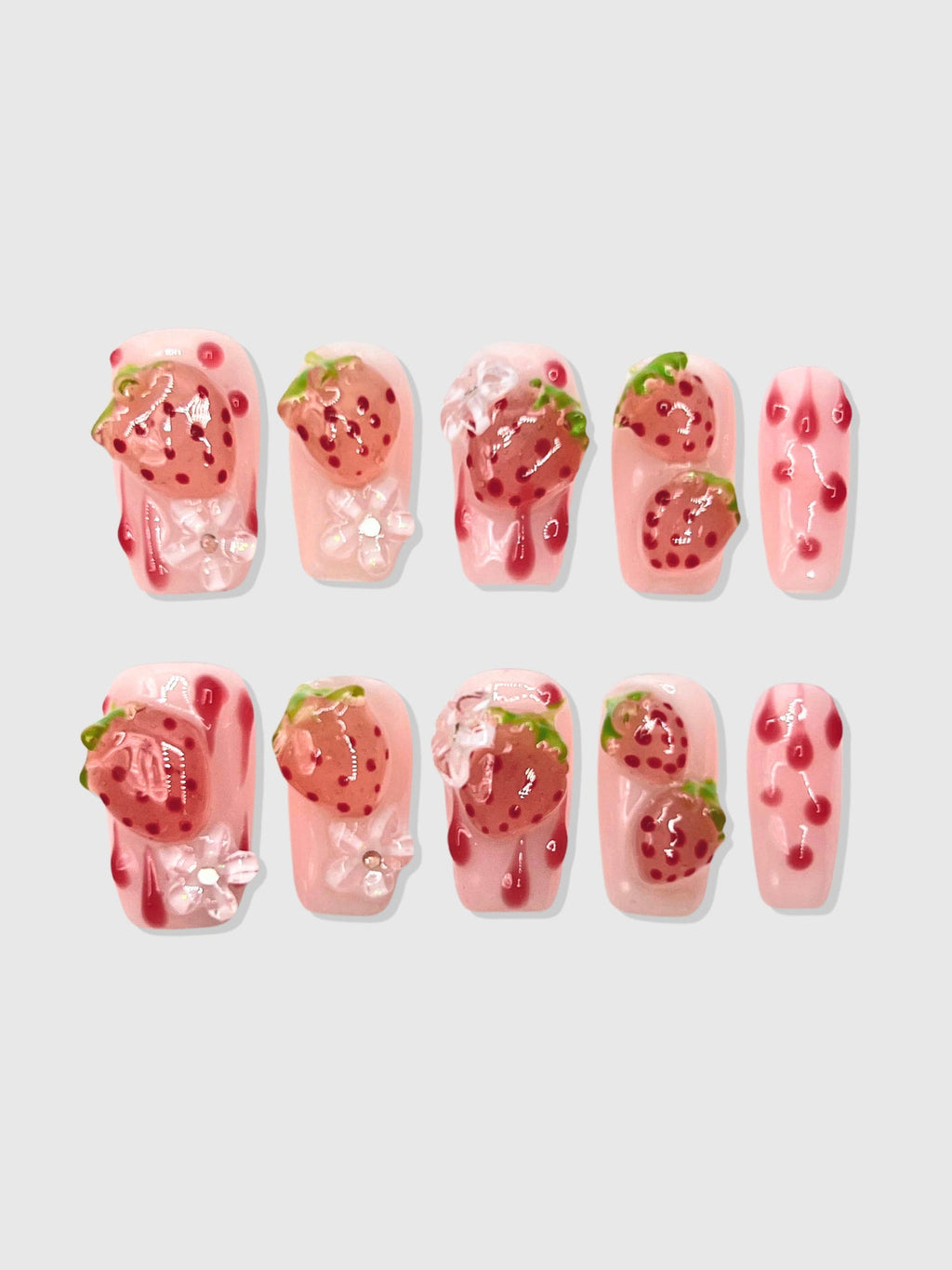 Strawberry Shortcake Press On Nails