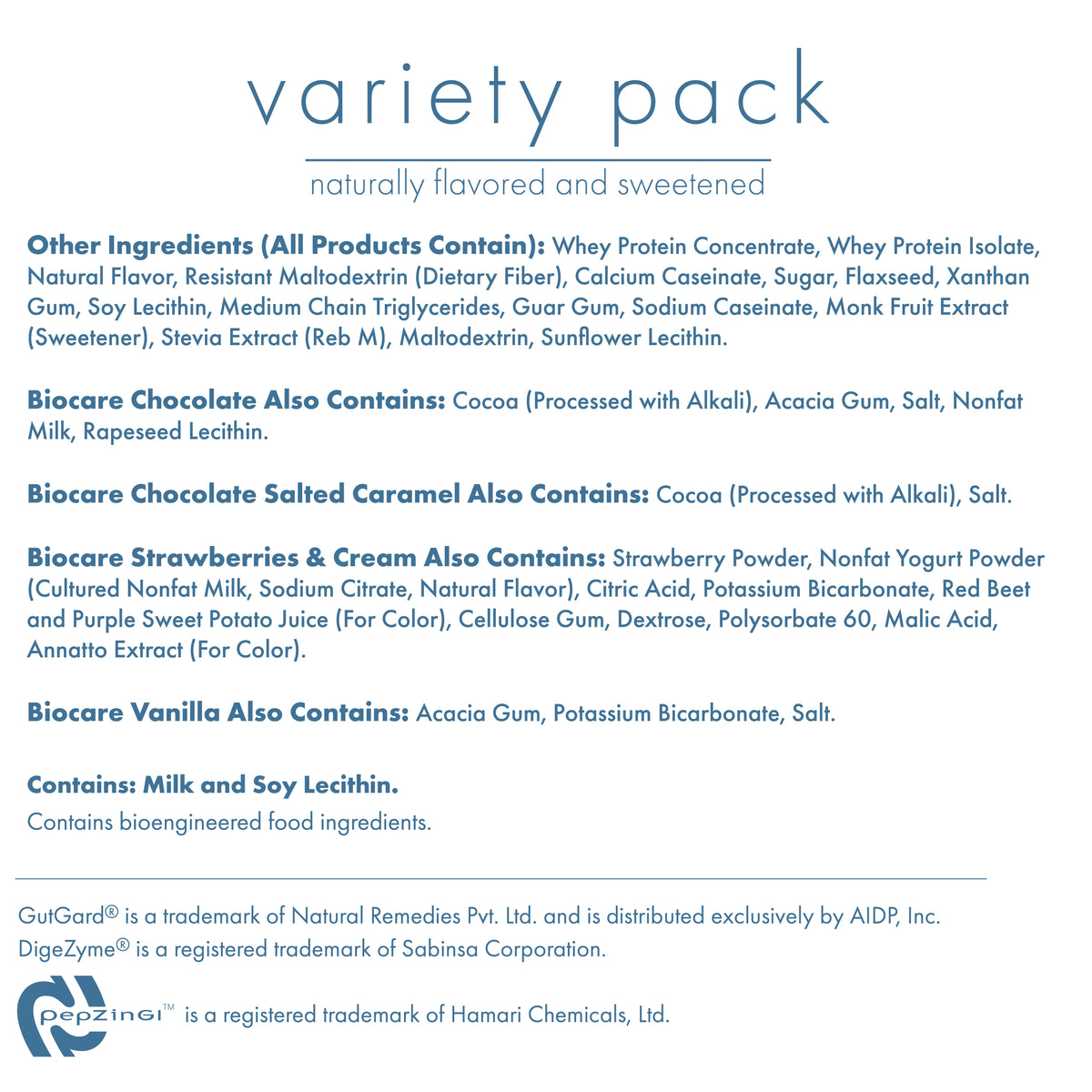 30G Protein Beverage Variety Pack (7 Servings)