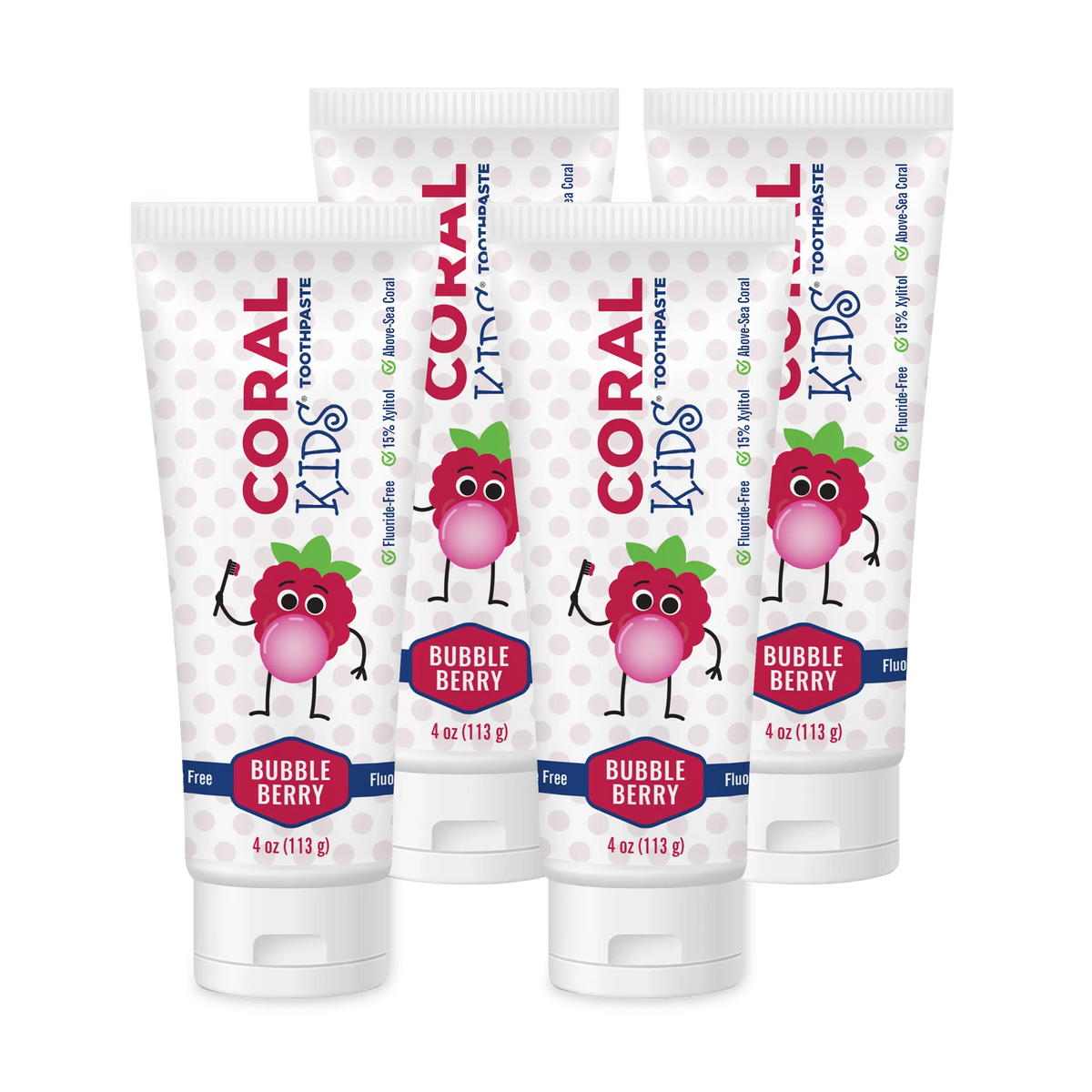 Kids Bubble Berry 4 Pack