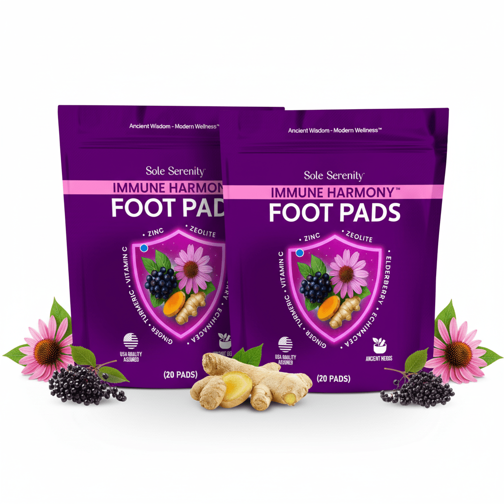 Immune Harmony Detox Foot Pads with Elderberry, Zinc