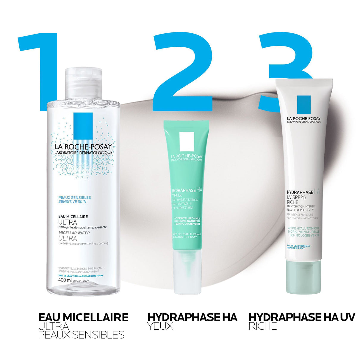 La Roche-Posay Hydraphase HA Riche Moisturizer + Micellar Water Duo