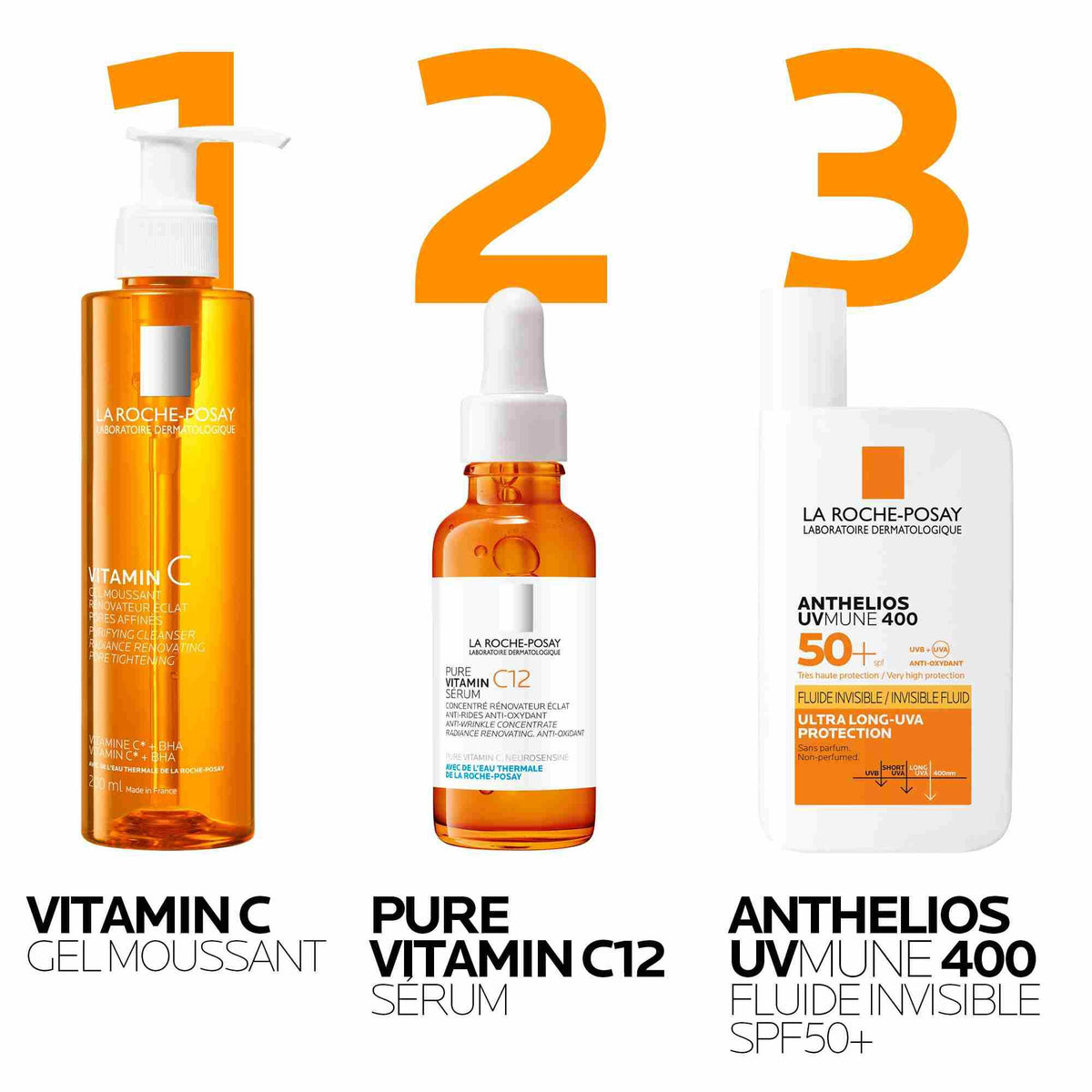 La Roche-Posay Vitamin C Radiance Renewing Foaming Gel Refined Pores
